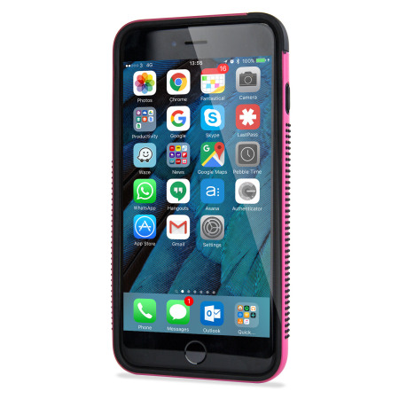 Olixar FlexFrame iPhone 6S Plus Bumper Hülle in Hot Pink