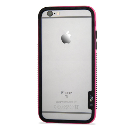 Bumper iPhone 6s Plus Olixar FlexiFrame - Rosa Fuerte