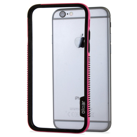 olixar flexiframe iphone 6s plus bumper case - hot pink