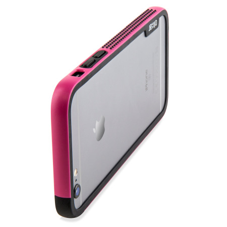 olixar flexiframe iphone 6s plus bumper case - hot pink