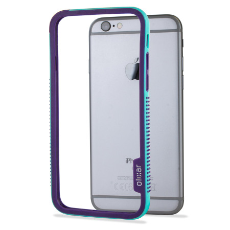 Olixar FlexiFrame iPhone 6S Plus Bumper Case - Blue