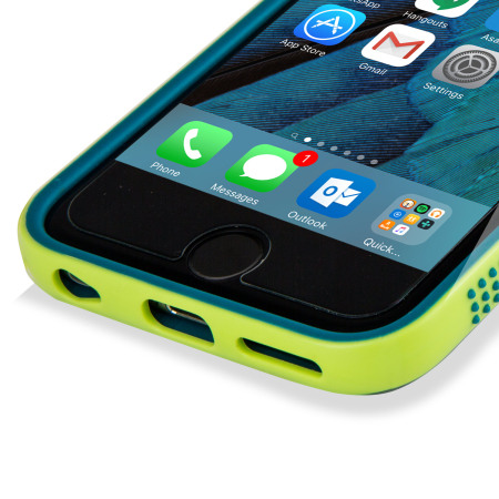 Olixar FlexFrame iPhone 6S Plus Bumper Hülle in Grün