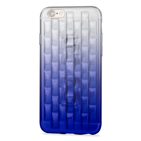 FlexiLoop iPhone 6S Plus Gel Case with Finger Holder - Blue Fade