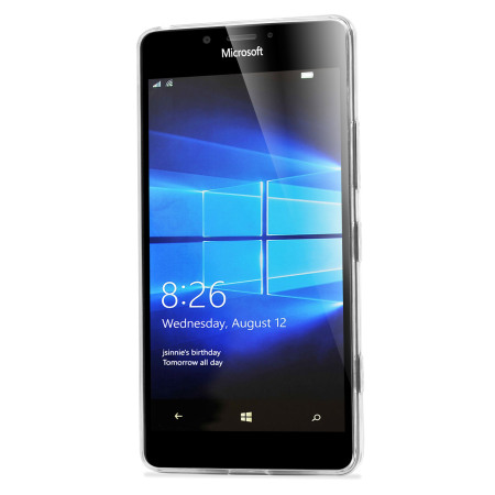 FlexiShield Ultra-Thin Microsoft Lumia 950 Gel Deksel - 100% Klar