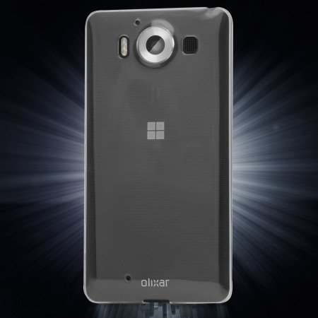 FlexiShield Ultra-Thin Microsoft Lumia 950 Gel Deksel - 100% Klar