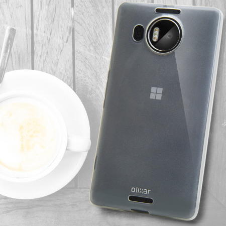 Coque Gel FlexiShield Microsoft Lumia 950 XL - Blanche