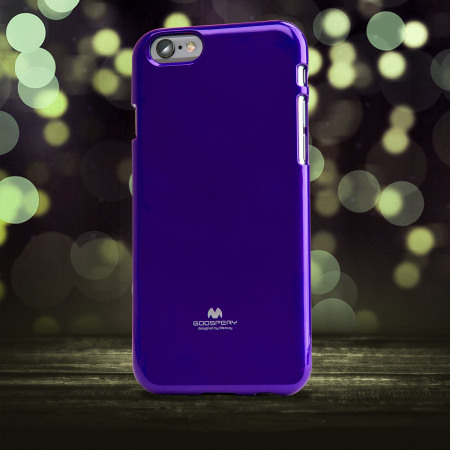 Mercury Goospery Jelly iPhone 6S / 6 Gel Case - Purple