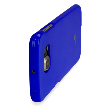 Mercury Goospery Jelly Samsung Galaxy S6 Edge Gel Case Hülle in Blau