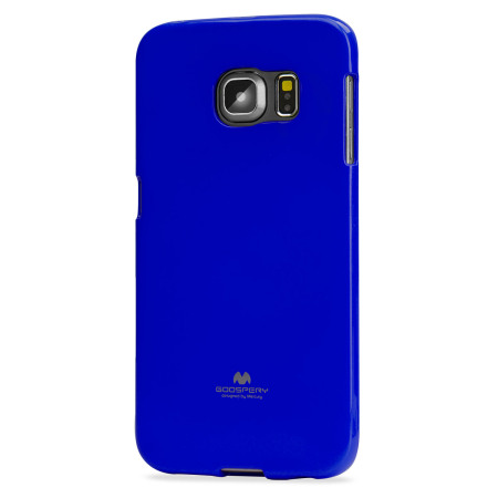 Mercury Goospery Jelly Samsung Galaxy S6 Edge Plus Gel Case - Blue