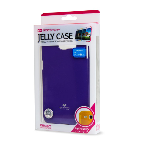 Mercury Goospery Jelly Samsung Galaxy S6 Edge Plus Gel Case - Purple