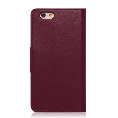 Housse portefeuille iPhone 6S / 6 Mercury Sonata Diary Premium – Vin