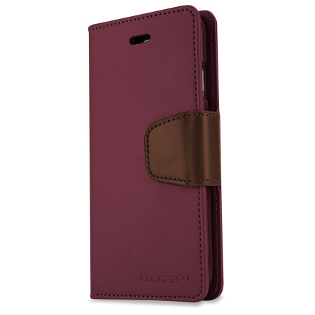 Housse portefeuille iPhone 6S / 6 Mercury Sonata Diary Premium – Vin