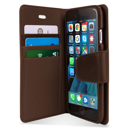 Mercury Sonata Diary iPhone 6S Plus / 6 Plus Wallet Case - Brown
