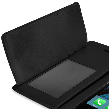 Mercury Rich Diary iPhone 6S / 6 Premium Wallet Case - Zwart