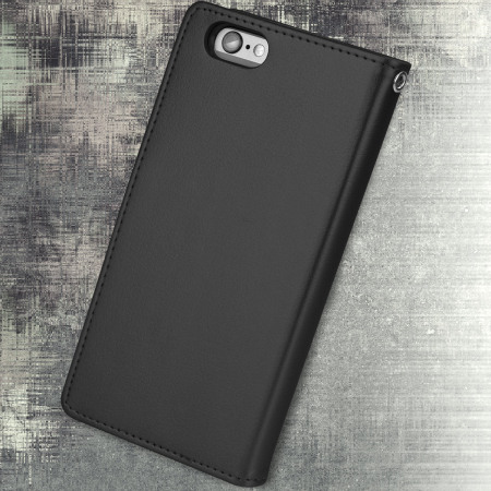 Mercury Rich Diary iPhone 6S / 6 Premium Wallet Case - Zwart