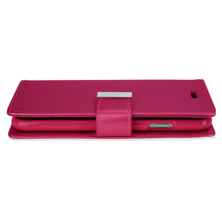 Mercury Rich Diary iPhone 6S / 6 Premium Wallet Case - Hot Pink