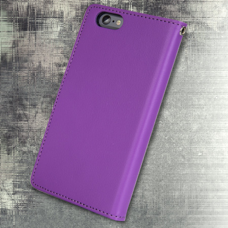 Mercury Rich Diary iPhone 6S / 6 Premium Wallet Case - Purple