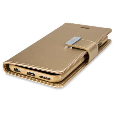 Mercury Rich Diary iPhone 6S Plus / 6 Plus Wallet Case - Goud