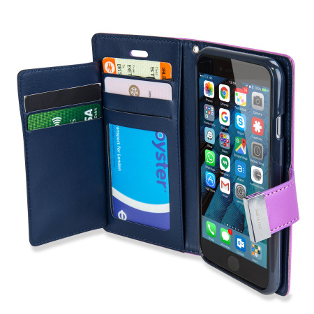 Mercury Rich Diary iPhone 6S Plus / 6 Plus plånboksfodral - Lila