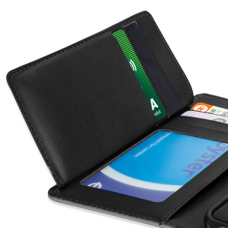 Mercury Rich Diary Samsung Galaxy S6 Premium Wallet Case - Zwart