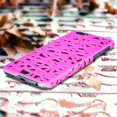 Olixar Maze Hollow iPhone 6S / 6 Case Hülle in Pink Sorbet