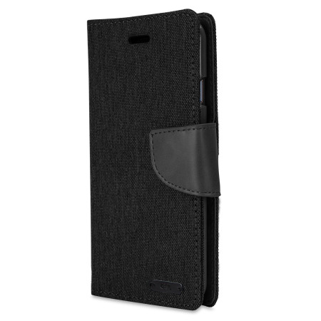Mercury Canvas Diary iPhone 6S Plus / 6 Plus Wallet Case - Black