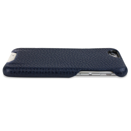 Vaja Grip iPhone 6S / 6 Premium Leather Case - Crown Blue / True Blue