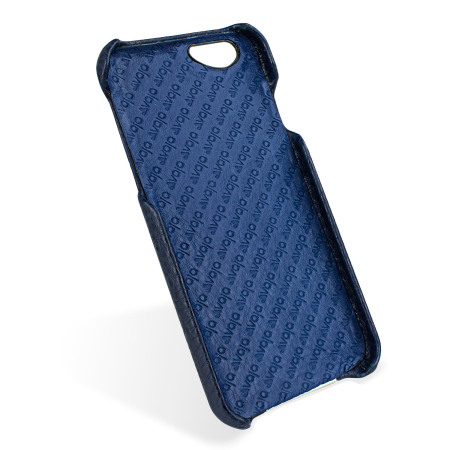 Funda iPhone 6s / 6 Vaja Grip de Cuero - Azul Marino