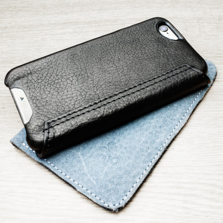 Vaja Wallet Agenda iPhone 6S / 6 Premium Leather Case - Black