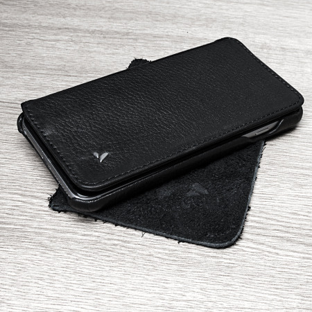 Vaja Wallet Agenda iPhone 6/6S Plus Premium Leather Case - Black