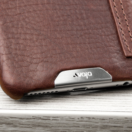 Vaja Wallet Agenda iPhone 6/6S Plus Premium Leather Case - Brown