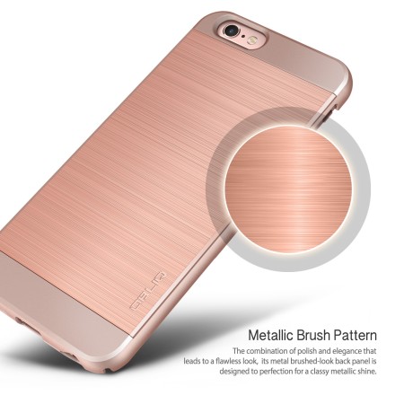 Obliq Slim Meta II Series iPhone 6S Plus - Rosé Guld