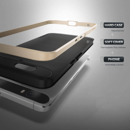 VRS Design High Pro Shield Series Nexus 6PCase Hülle in Champagne Gold