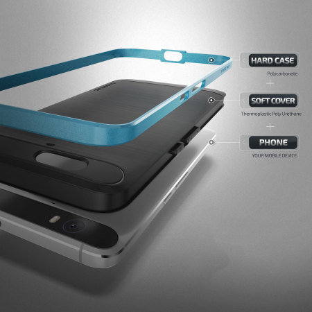 Verus High Pro Shield Series Nexus 6P Case - Elektrisch Blauw
