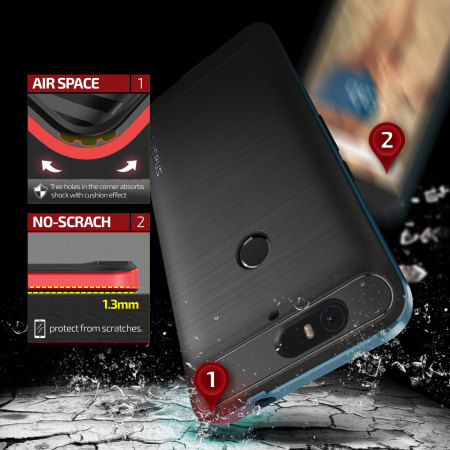 Verus High Pro Shield Nexus 6P Suojakotelo - Sininen