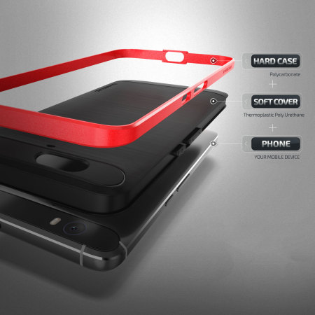 Funda Nexus 6P Verus High Pro Shield Series - Roja