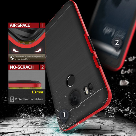 Funda Nexus 5X Verus High Pro Shield Series - Roja