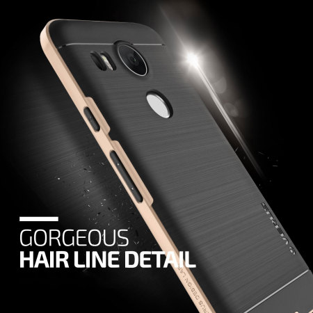 VRS Design High Pro Shield Series Nexus 5X Case Hülle Champagne Gold