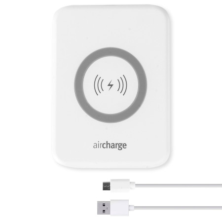 aircharge Qi induktive Ladestation in Weiß