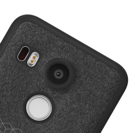 Adopted Soft Microfibre Nexus 5X Case - Carbon