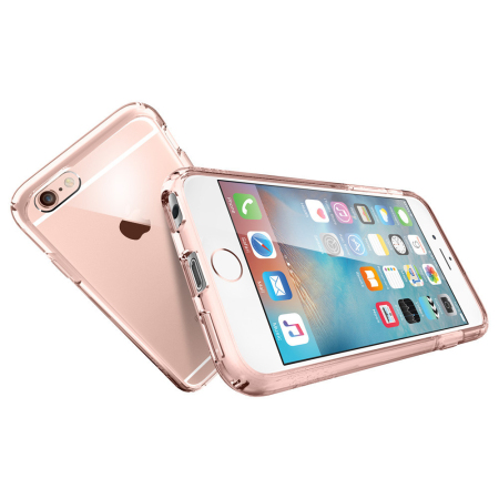 Spigen Ultra Hybrid iPhone 6S / 6 Bumper Case - Rose Crystal