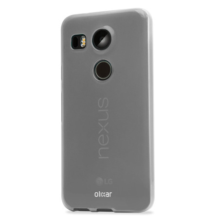 Funda Nexus 5X FlexiShield Gel - Blanca Opaca