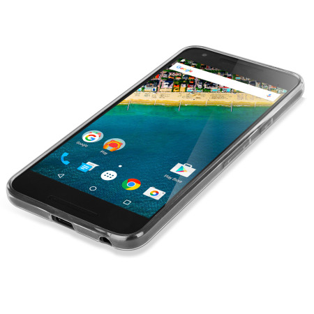 FlexiShield Ultra-Thin Nexus 5X Geeli kotelo - 100% Kirkas
