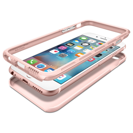 Spigen Thin Fit Hybrid iPhone 6S / 6 Shell Case - Rose Gold