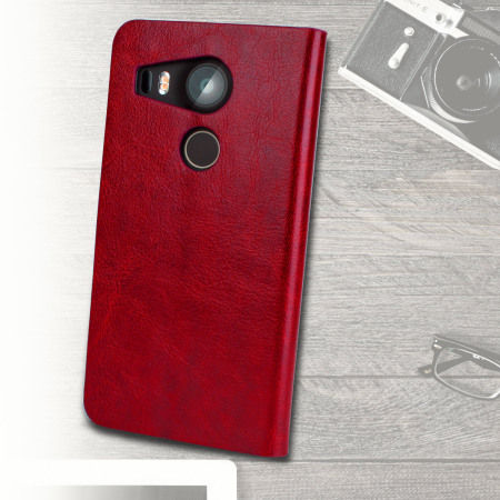 Olixar Nexus 5X WalletCase Tasche in Rot