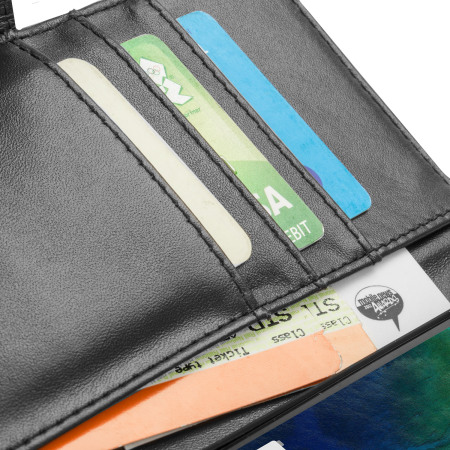 Olixar Premium Genuine Leather Nexus 5X Wallet Case - Black