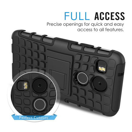 Olixar ArmourDillo Hybrid Nexus 5X Case - Black