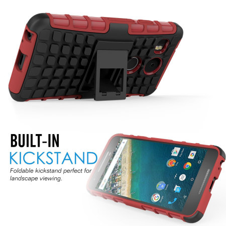 Olixar ArmourDillo Hybrid Nexus 5X Case - Red