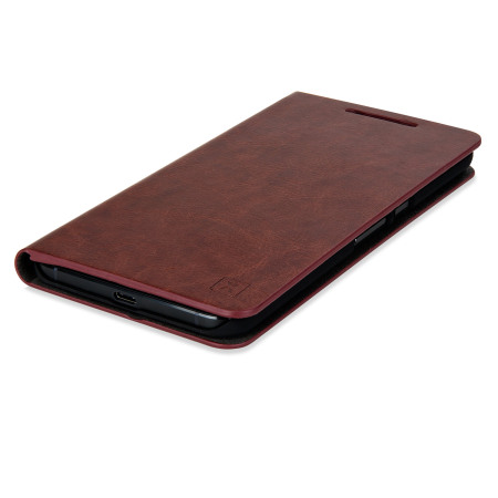 Olixar Leather-Style Nexus 6P Plånboksfodral - Brun