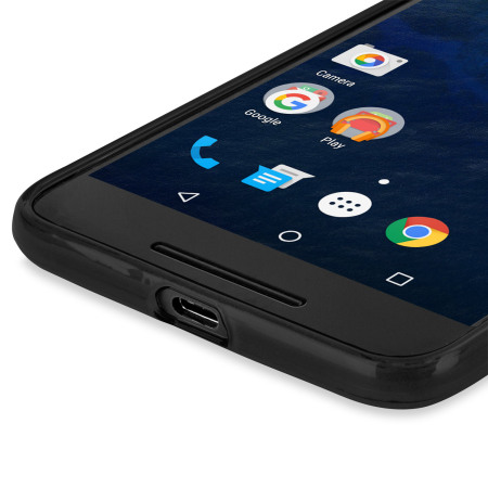 FlexiShield Nexus 6P Gel Case - Solid Zwart